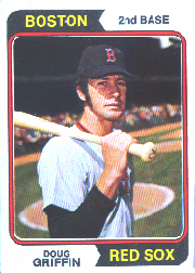 1974 Topps Baseball Cards      219     Doug Griffin